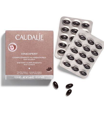 美白錠推薦Caudalie歐緹麗 葡萄籽凝採抗皺美肌軟膠囊