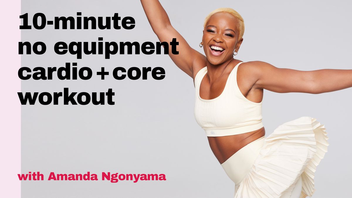 preview for 10-minute simple cardio and core workout with Amanda Ngonyama