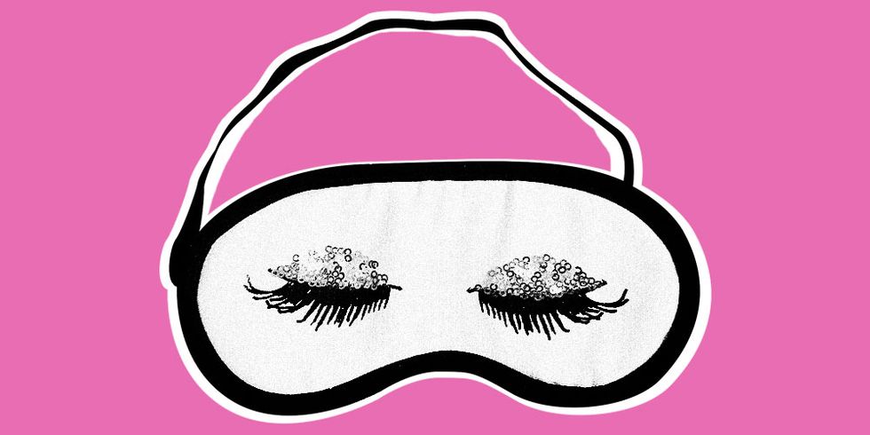 Pink, Bag, Illustration, Moustache, Mouth, Fashion accessory, Handbag, Eyelash, 