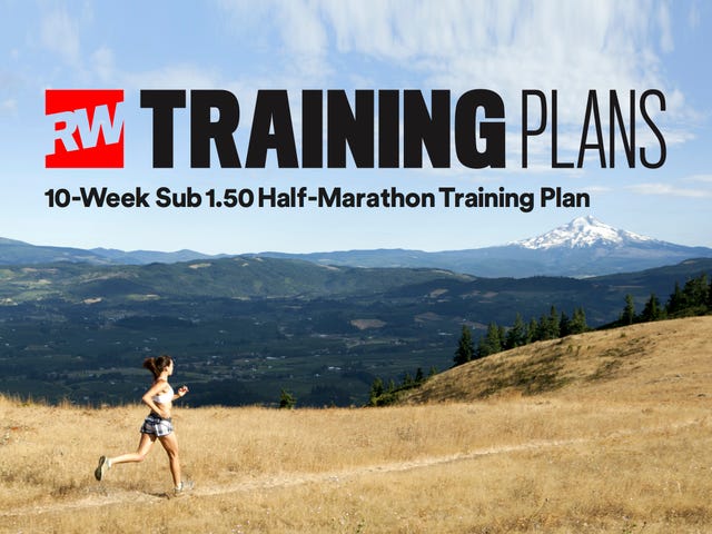 10-week sub 1:50 half marathon training plan