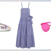 Clothing, Pink, Dress, Purple, Violet, Clothes hanger, Footwear, Design, Pattern, Pattern, 