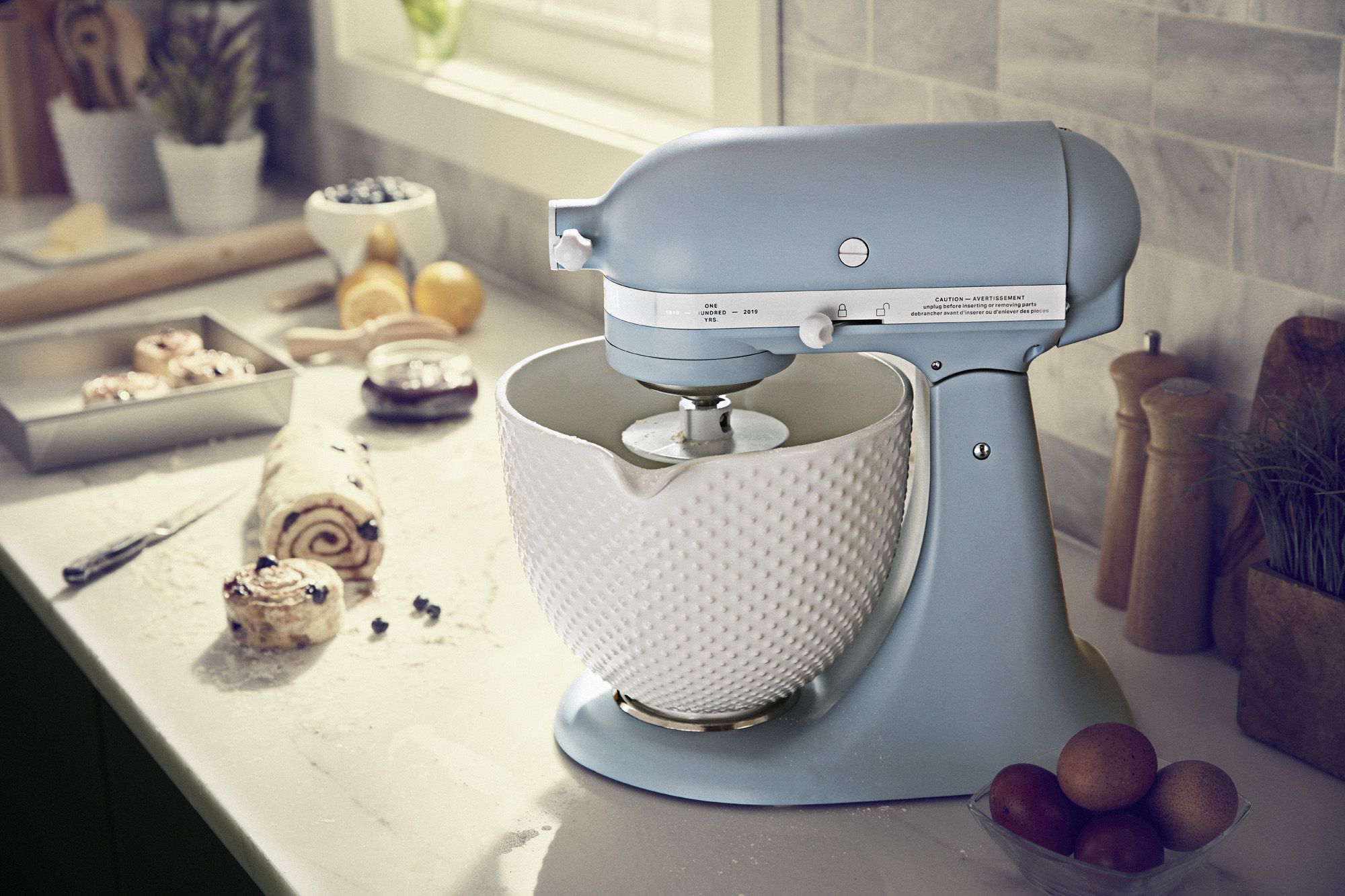 misty blue kitchenaid artisan