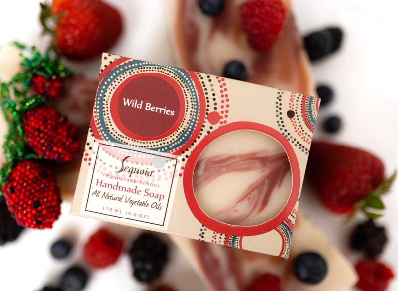 wild berries soap sequoia