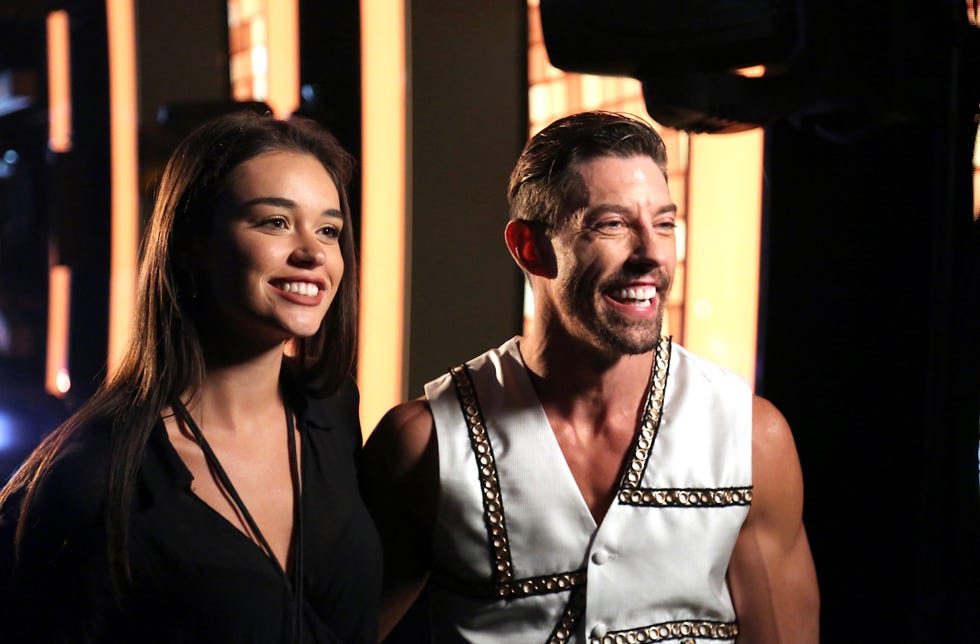 Adrián Lastra y novia en Mira quien baila