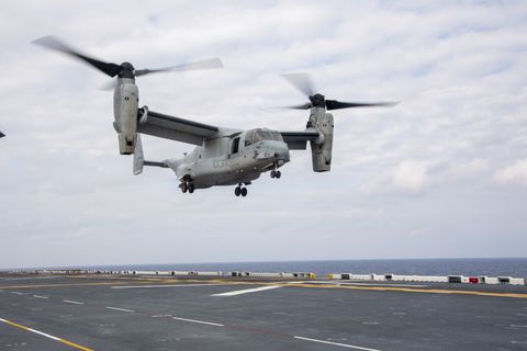 Aircraft, Vehicle, Bell boeing v-22 osprey, Helicopter, Tiltrotor, Rotorcraft, Aviation, Helicopter rotor, Flight, Military helicopter, 