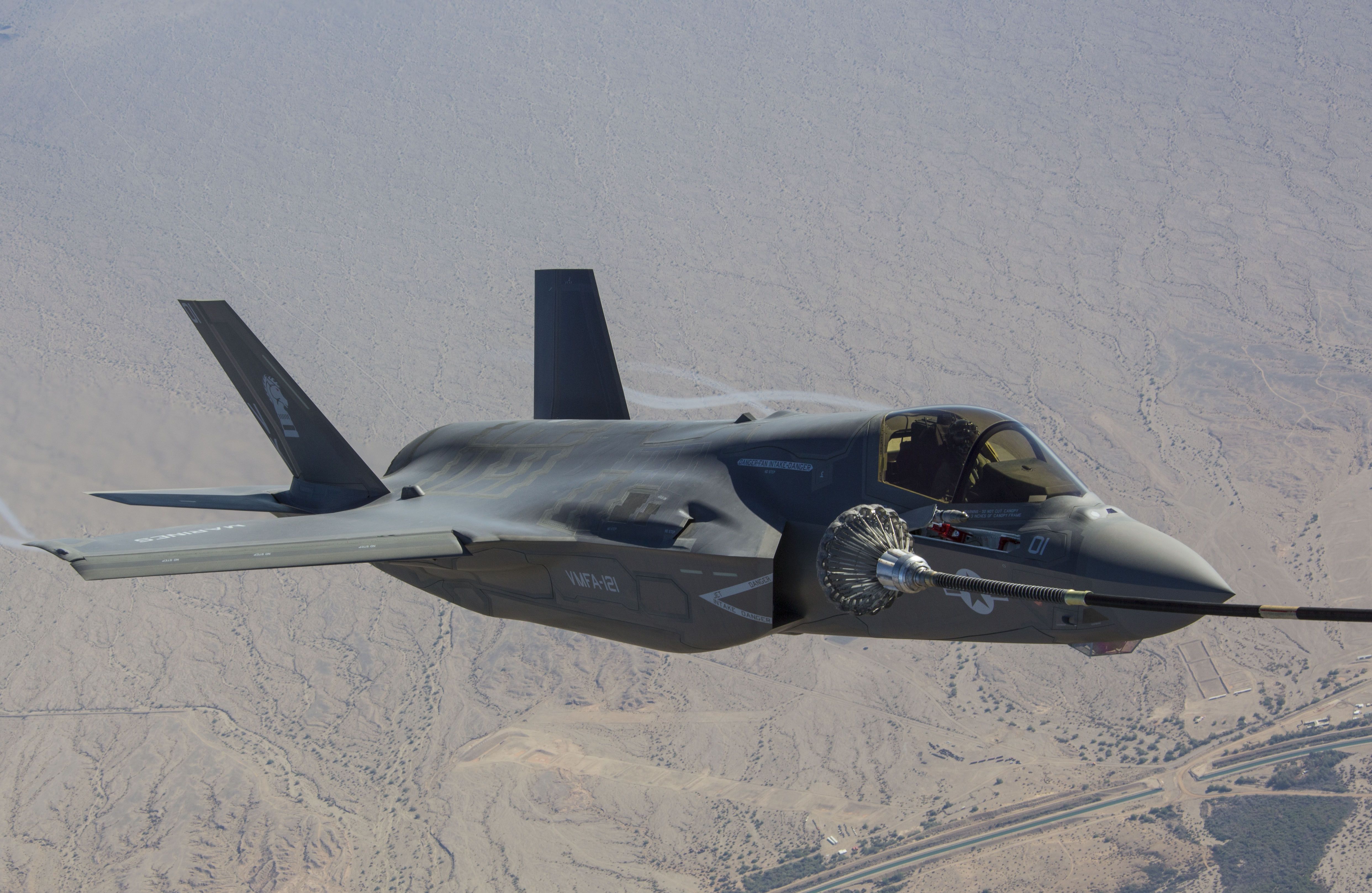 Marine F-35B Crashes After Collision With KC-130 Over California; All  Aircrew Recovered Safely - USNI News