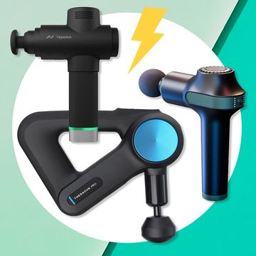 percussion massagers and massage guns for sore muscles