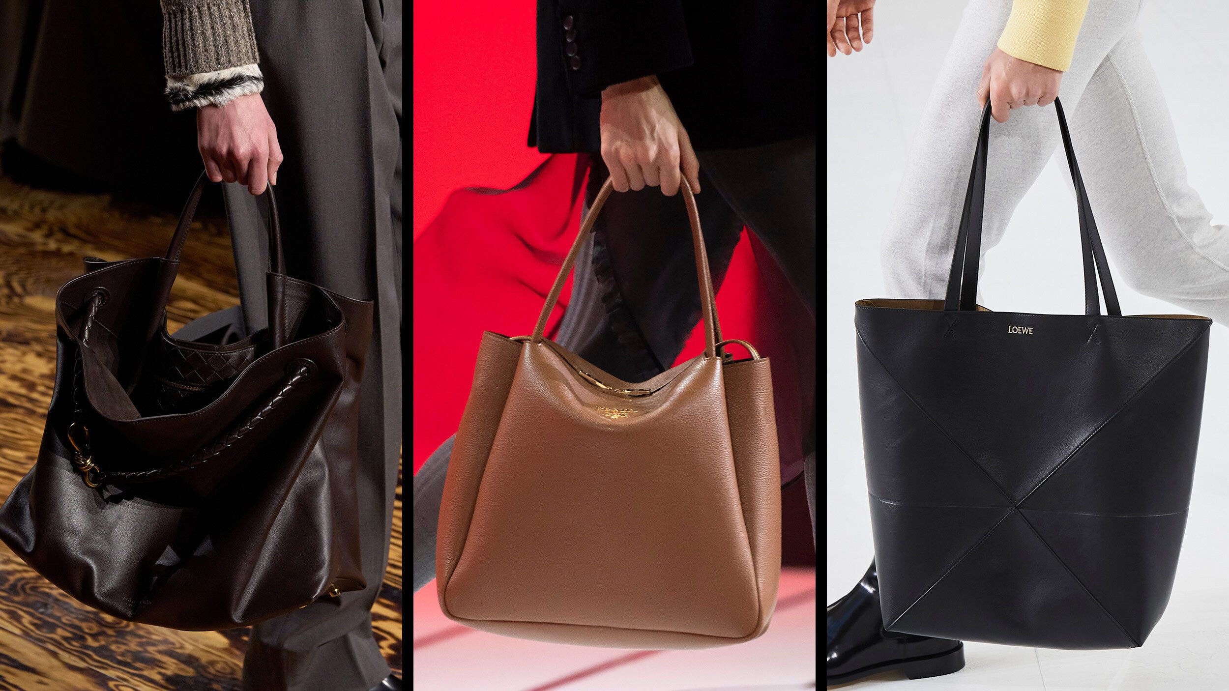 Luxury leather tote bags sale