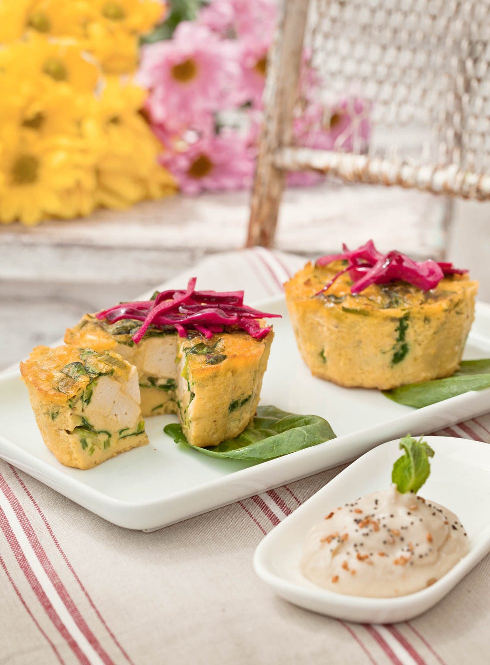 recetas con verduras pastel de espinacas con salsa roquefort