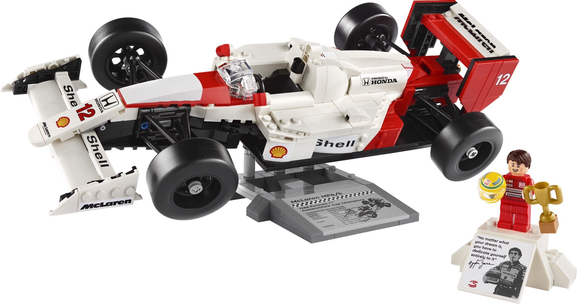 LEGO Icons 2024 Senna F1 Car: McLaren MP4/4 revealed!