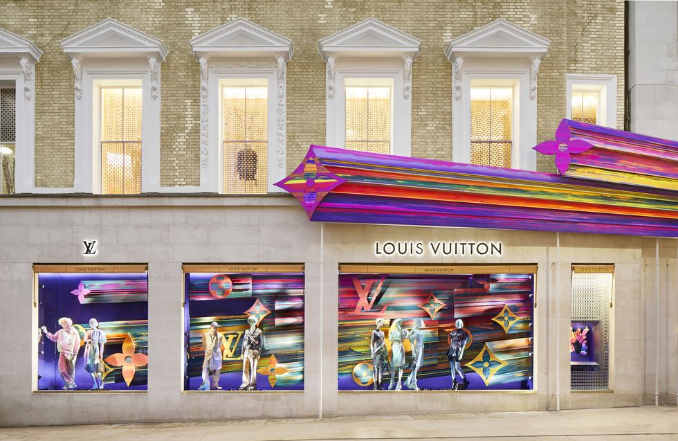 Louis Vuitton's newly renovated London flagship art