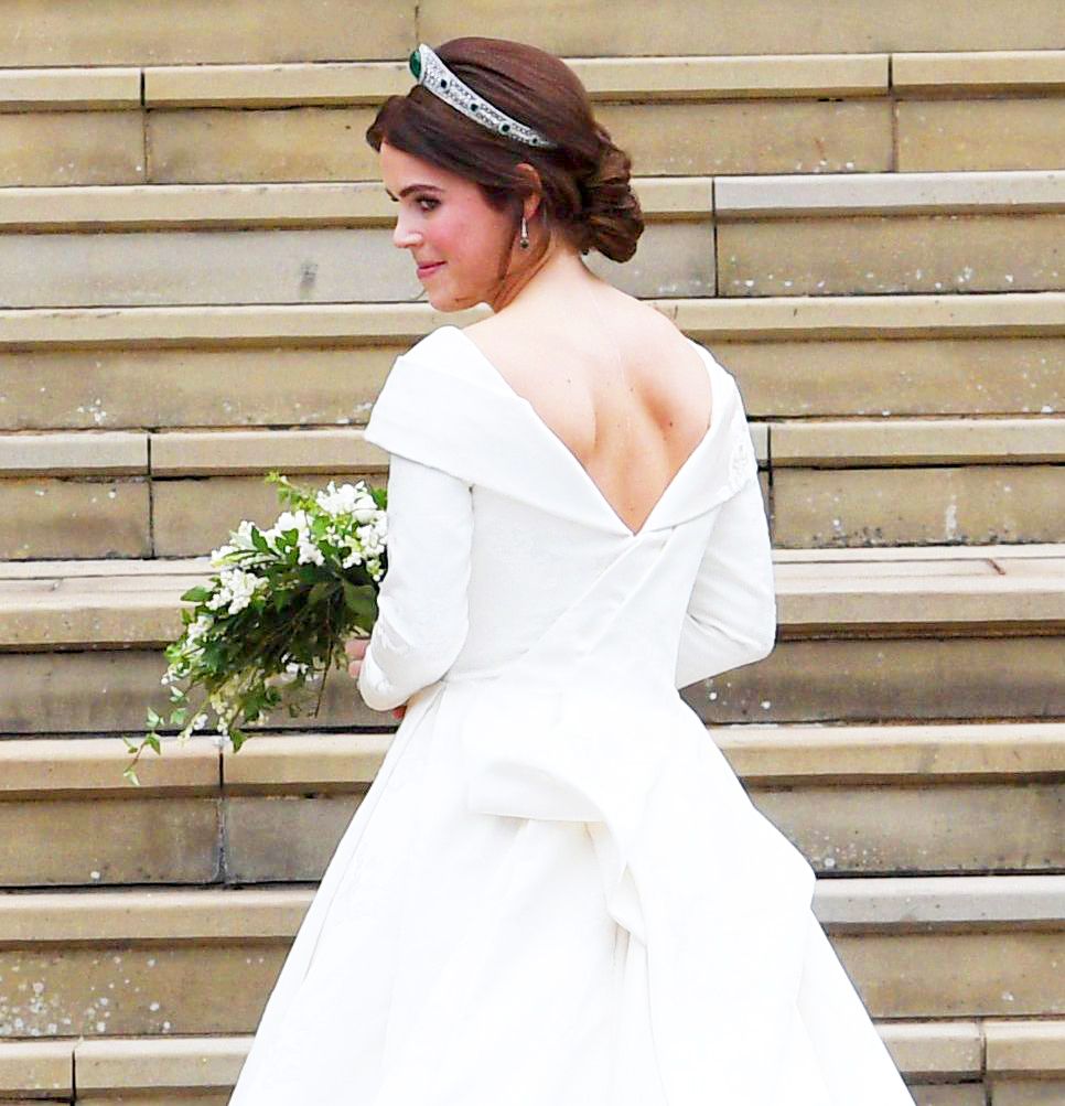 Princess Eugenie s Wedding Dress Shows Off Scars Princess Eugenie Surgery and Scars