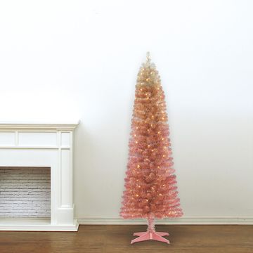 Michaels Ombre-Style Pre-Lit Christmas Tree