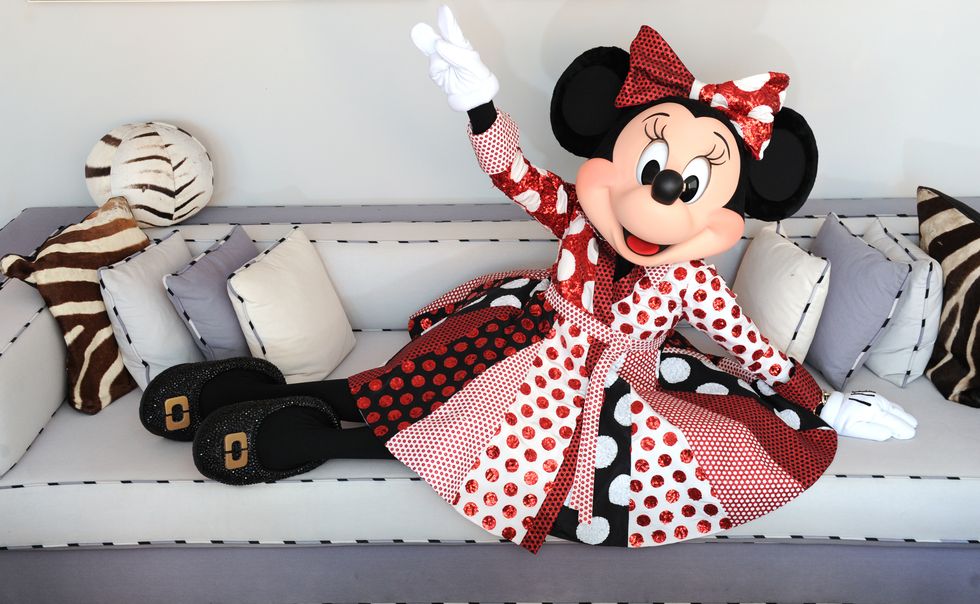 Minnie Mouse Premieres Custom Diane von Furstenberg Wrap Dress at the Diane von Furstenberg Studio