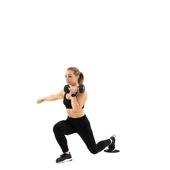 lunge with arnold press 1 alice