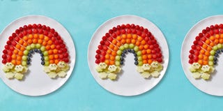 woman's day magazine julyaugust 2020 rainbow fruit art