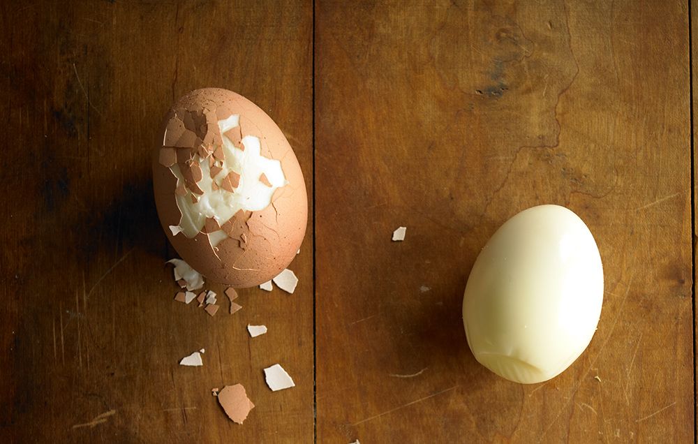 Hard boiled eggs