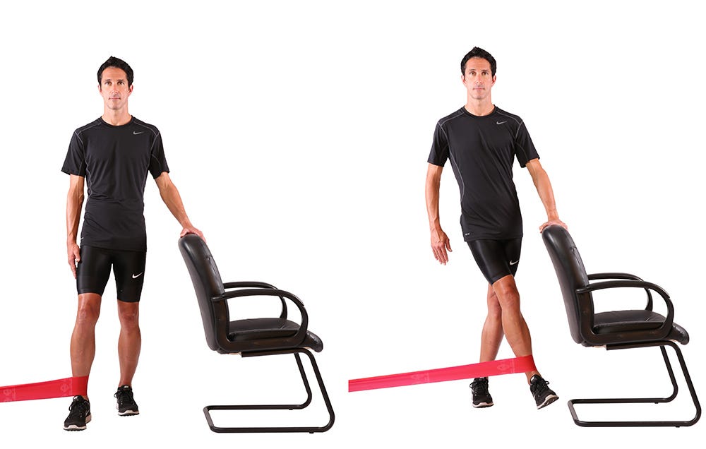 resistance bands hip adduction