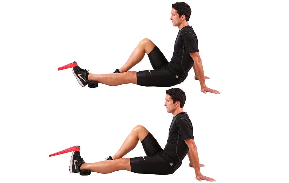 resistance bands ankle dorsiflexion