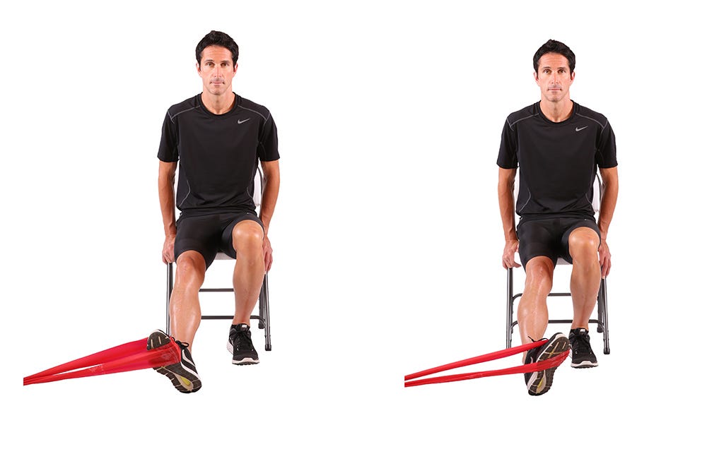 resistance bands ankle inversion