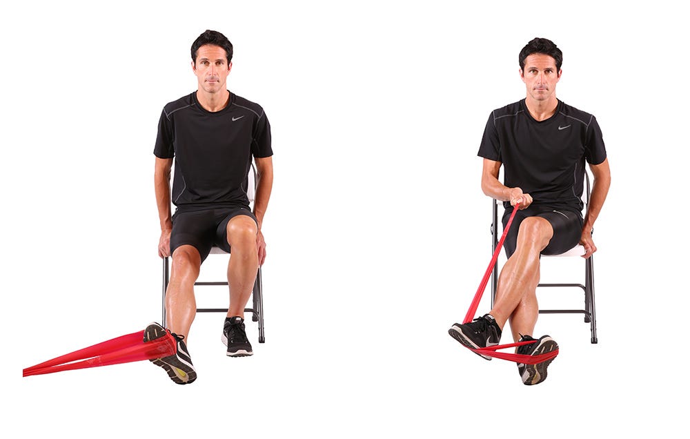 resistance bands ankle inversion variation
