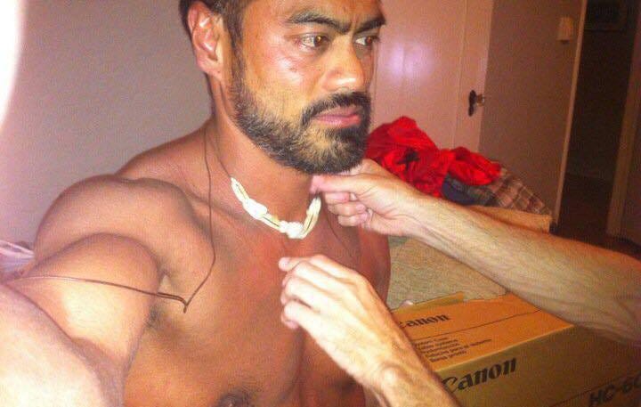 Caveman bone necklace