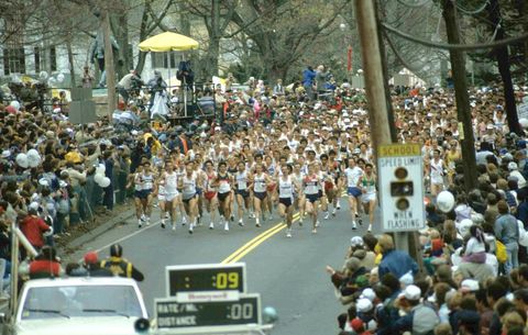 Boston Marathon 1986 start