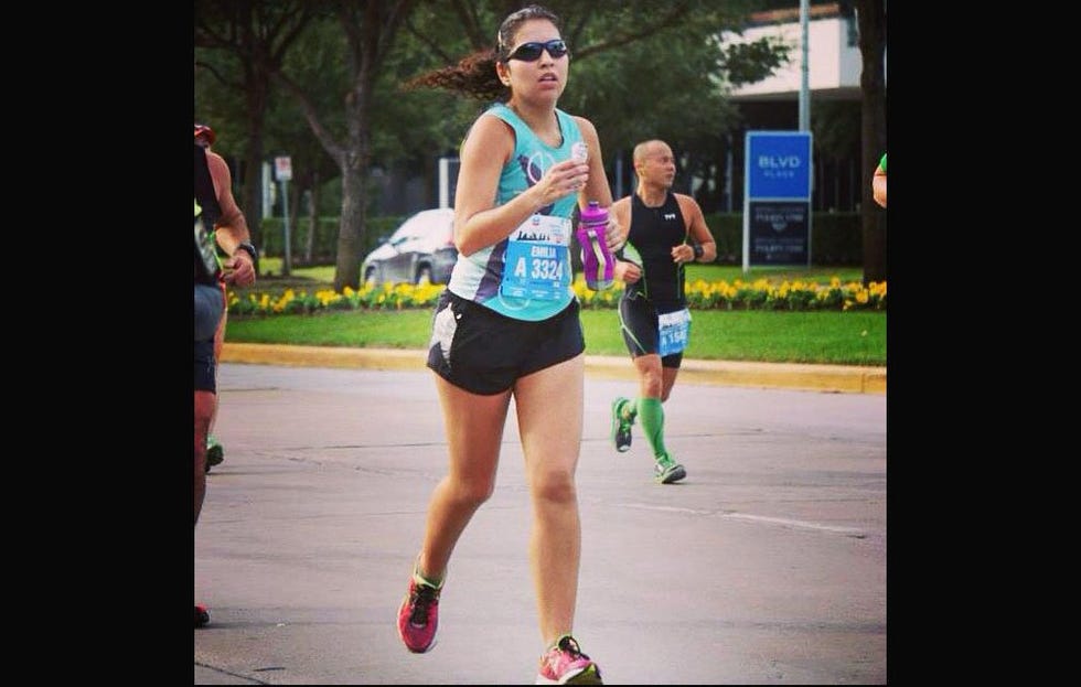 Houston Marathon 2015 runner