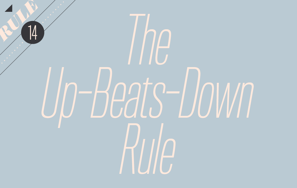 The up beats down rule