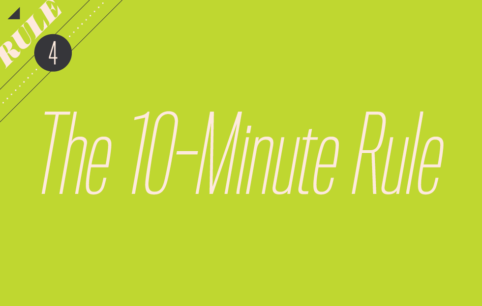 The 10-minute rule