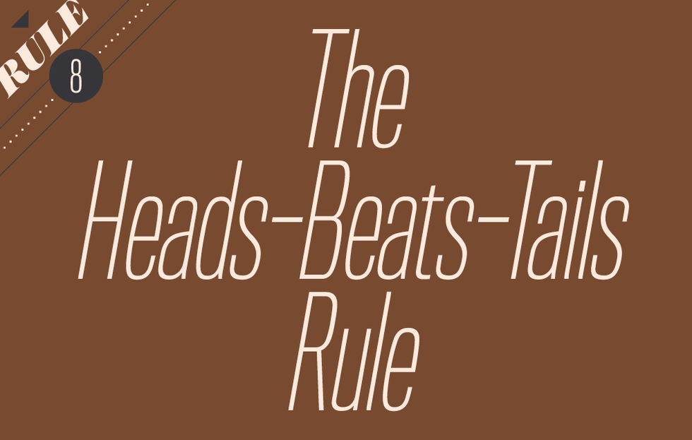 The heads beats tails rule