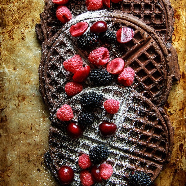 chocolate waffles