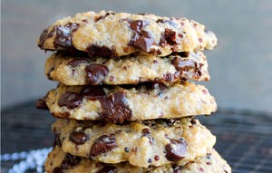 Quinoa Chocolate Chip Banana Cookies