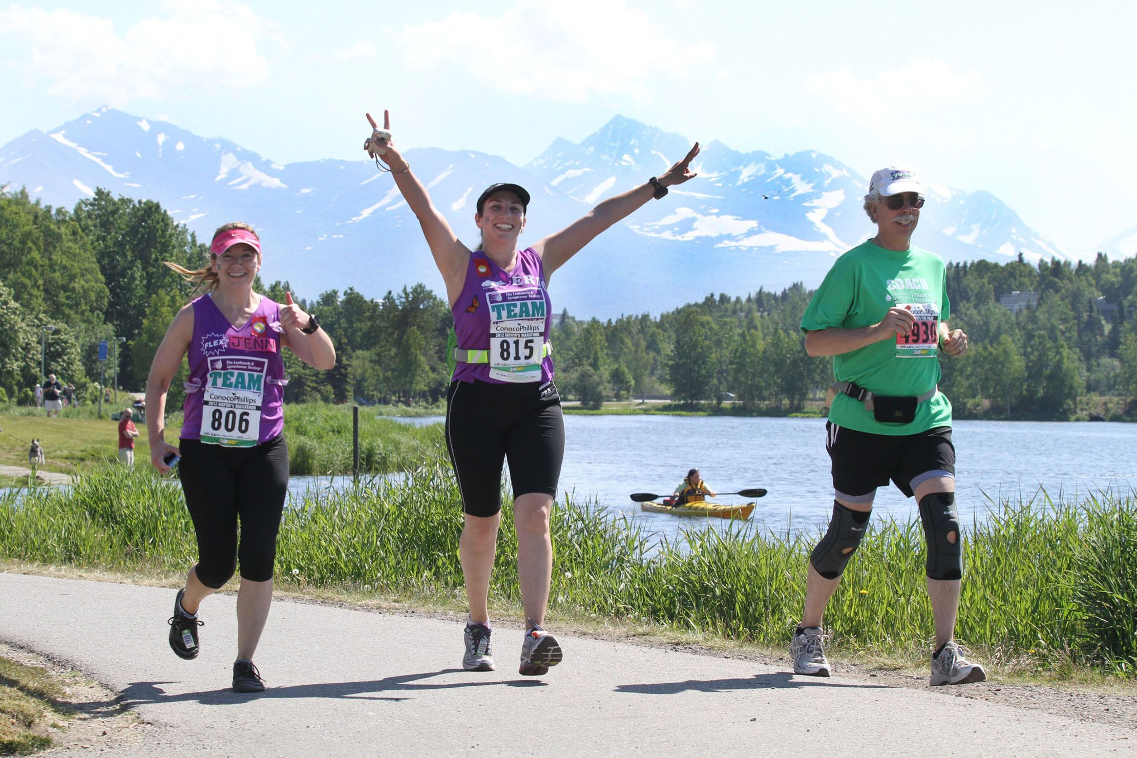Races and Places: Mayor's Midnight Sun Marathon and Half Marathon,  Anchorage, Alaska