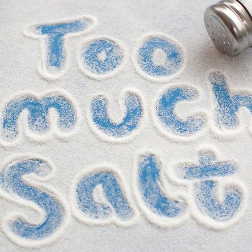 Too much salt Too much salt