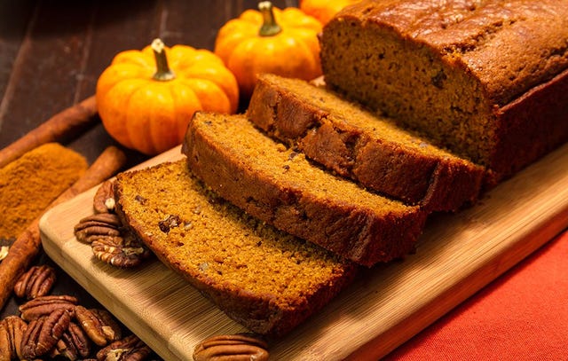 pumpkin zucchini spice bread