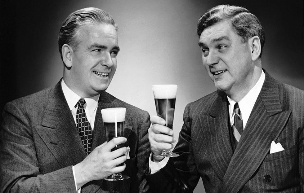 beer drinking old men