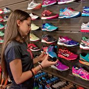 Specialty running shoe store