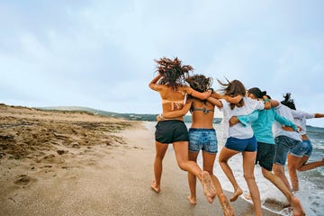 People on beach, People in nature, Photograph, Fun, Vacation, Beach, Friendship, Summer, Tourism, Sea, 