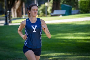 Yale wearing Oiselle