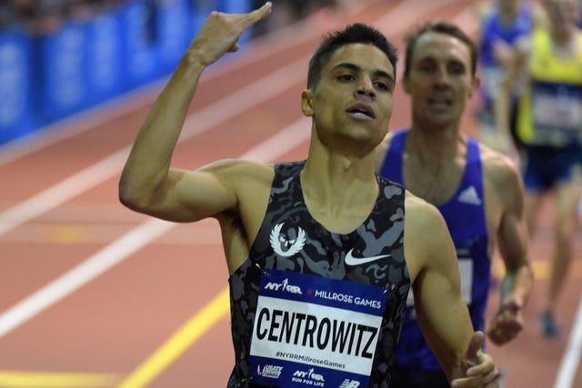 Matt Centrowitz at Millrose Games in 2016