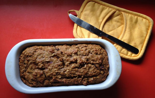 Walnut sweet potato bread