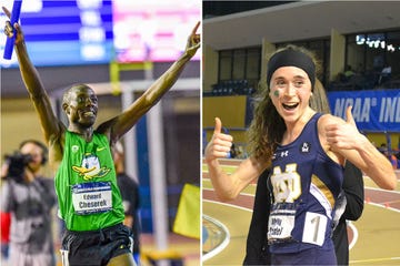 Edward Cheserek and Molly Seidel