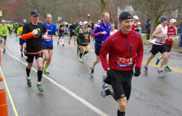 Patrick Walsh running Boston