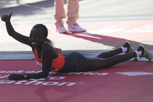 Florence Kiplagat 2015 Chicago Marathon champion