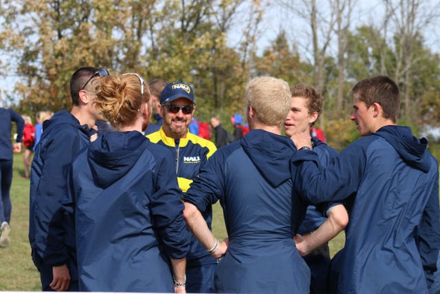 Eric Heins coaches NAU men