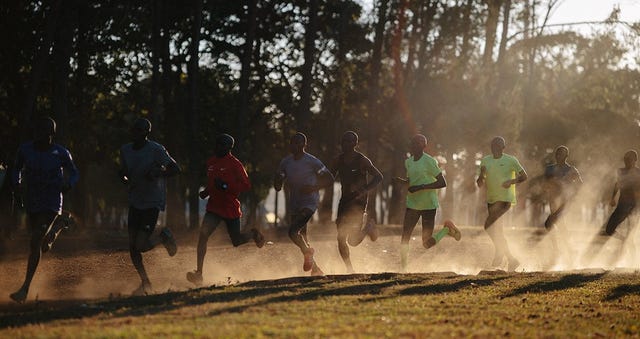 Eliud Kipchoge in Kenya