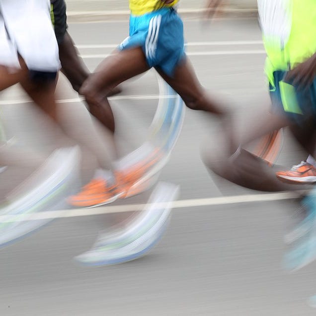 Marathoners at the Berlin Marathon