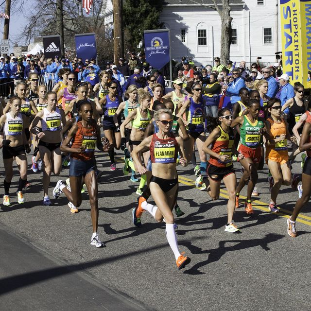 women’s boston marathon start 2014