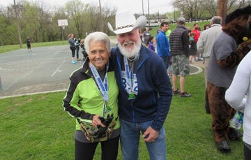 Margaret and J.R. Vaughn at the Mule Kick 5K